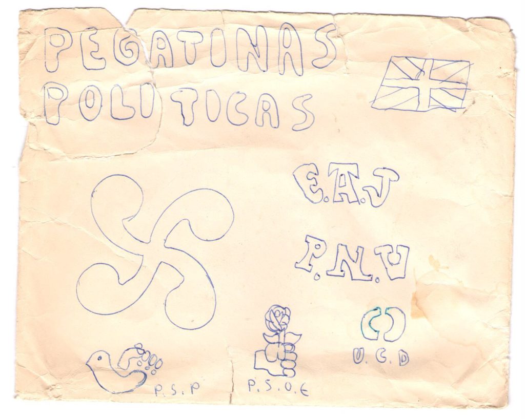 La Transición de las pegatinas